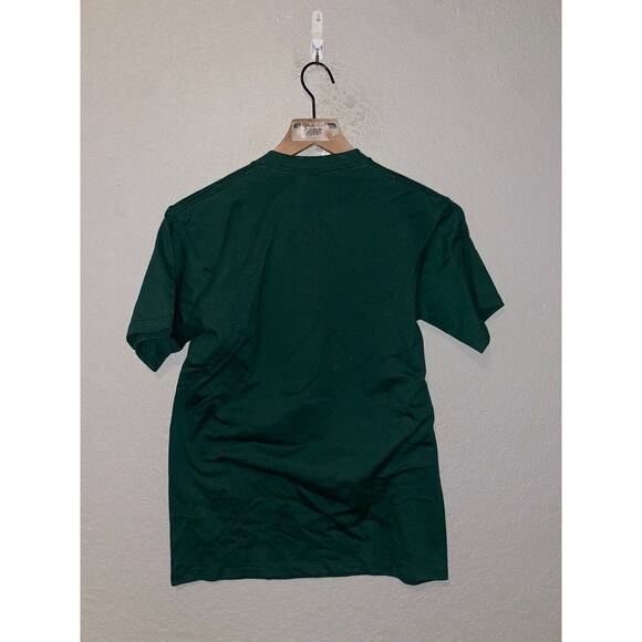 Vintage Worlds Greatest Dad Shirt Green Tee 1990s VTG Jerzees Small USA 90s - Picture 6 of 8